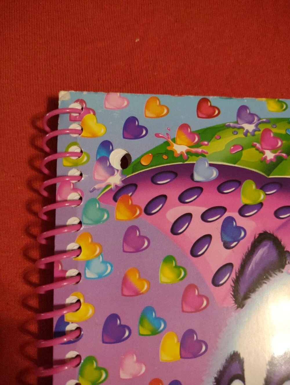 Lisa Frank Notebook spiral Painting Panda New